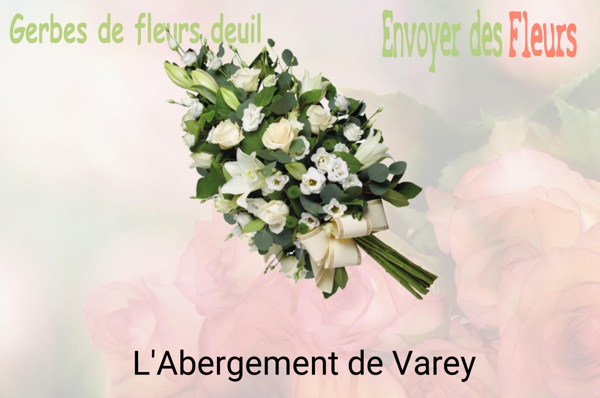 Gerbe de fleurs de deuil livrée à L'Abergement-de-Varey